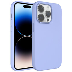 Apple iPhone 14 Pro Case Liquid Technology Erasable Hard Zore Kivi Cover Light Blue