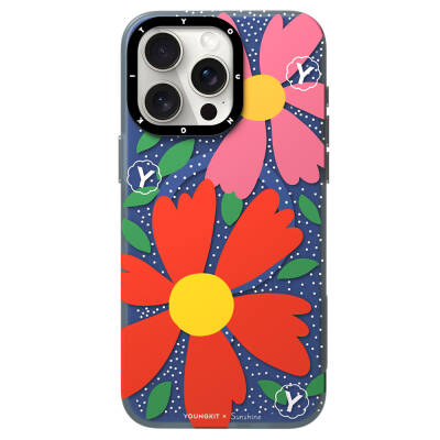 Apple iPhone 14 Pro Case Magsafe Charging Featured Sunshine Design Youngkit Colorful Series Cover Red