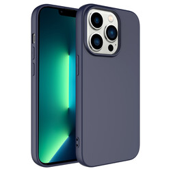 Apple iPhone 14 Pro Case Zore Mara Lansman Cover Navy blue