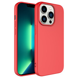 Apple iPhone 14 Pro Case Zore Mara Lansman Cover Red