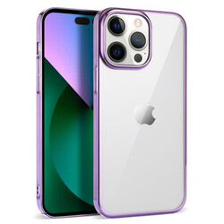 Apple iPhone 14 Pro Case Zore Pixel Cover Açık Mor