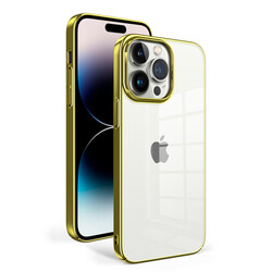 Apple iPhone 14 Pro Case Zore Sun Cover Gold