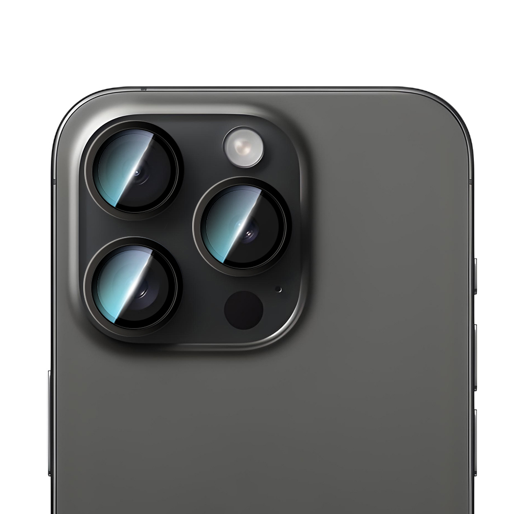 Apple iPhone 14 Pro CaseWorld Alloy Serisi Oleofobik Anti Reflective Kamera Lens Koruyucu - 6
