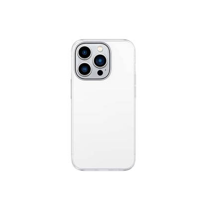 Apple iPhone 14 Pro Kılıf Ultra İnce Mat PC Arka Yüzey Recci Elite Serisi Kapak Beyaz