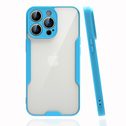 Apple iPhone 14 Pro Kılıf Zore Parfe Kapak Mavi