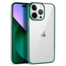 Apple iPhone 14 Pro Kılıf Zore Pixel Kapak Koyu Yeşil