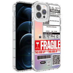 Apple iPhone 14 Pro Max Case Camera Protected Colorful Patterned Hard Silicone Zore Korn Cover NO5