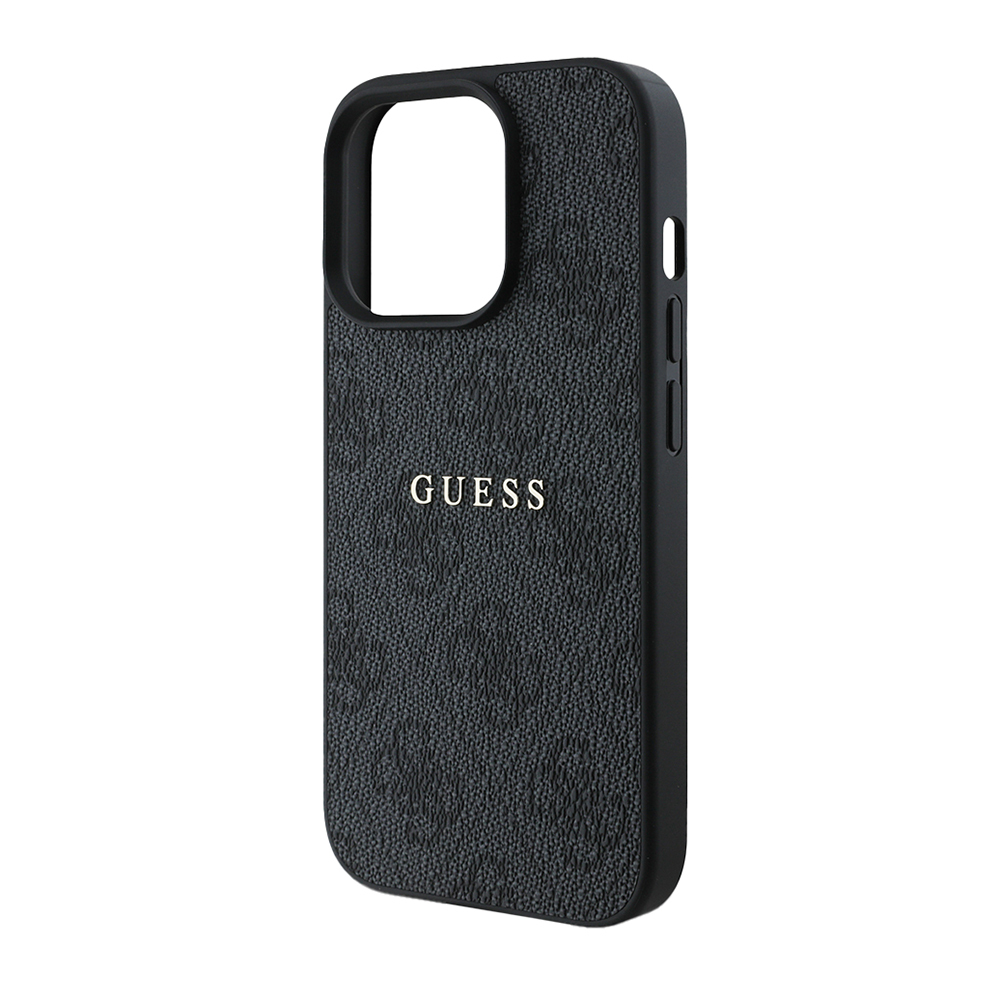 Apple iPhone 14 Pro Max Case Guess Original Licensed Magsafe Charging Featured 4G Pattern Text Logo Cover - 23