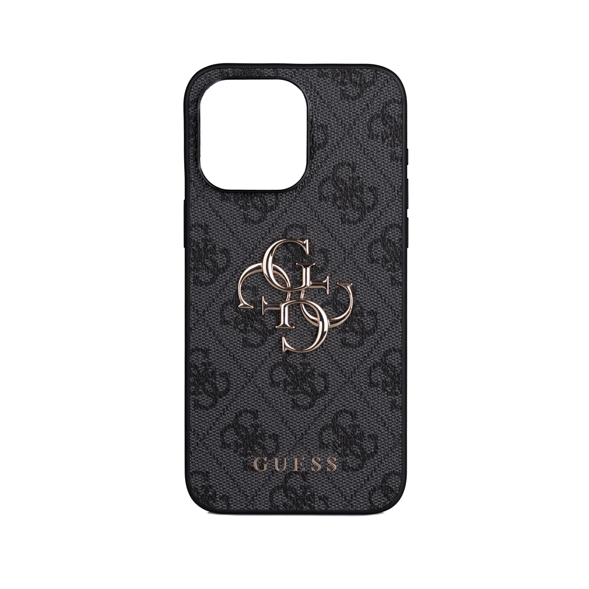 Apple iPhone 14 Pro Max Case Guess Original Licensed PU Leather 4G Large Metal Logo Crossbody Strap Cover - 11