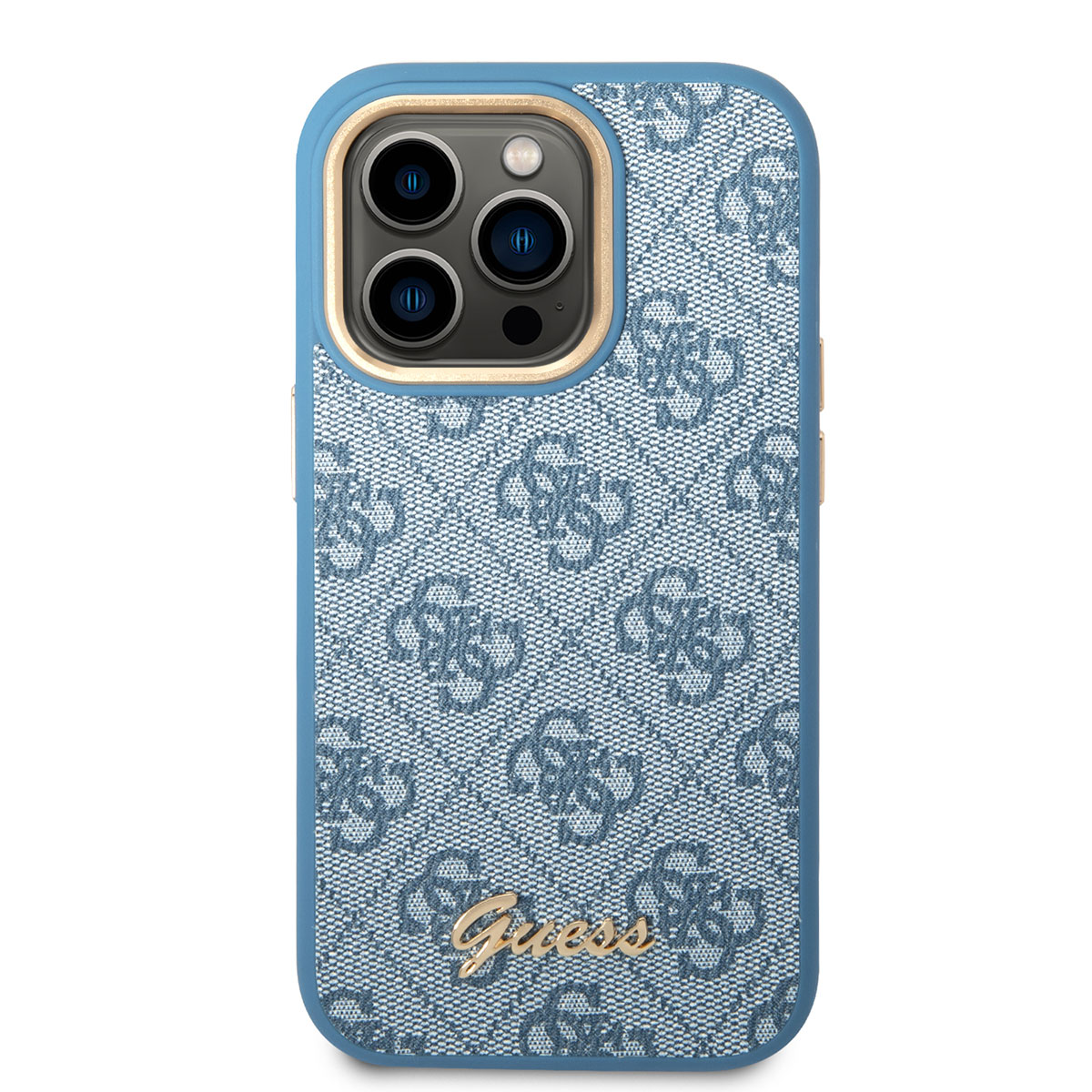 Apple iPhone 14 Pro Max Case GUESS PU Leather Metal Logo Design Cover - 4