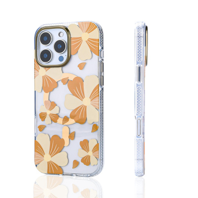 Apple iPhone 14 Pro Max Case Magsafe Charging Feature Zore Papat Cover Orange