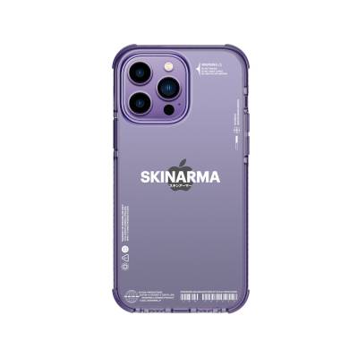 Apple iPhone 14 Pro Max Case SkinArma Transparent Airbag Design Iro Cover Purple