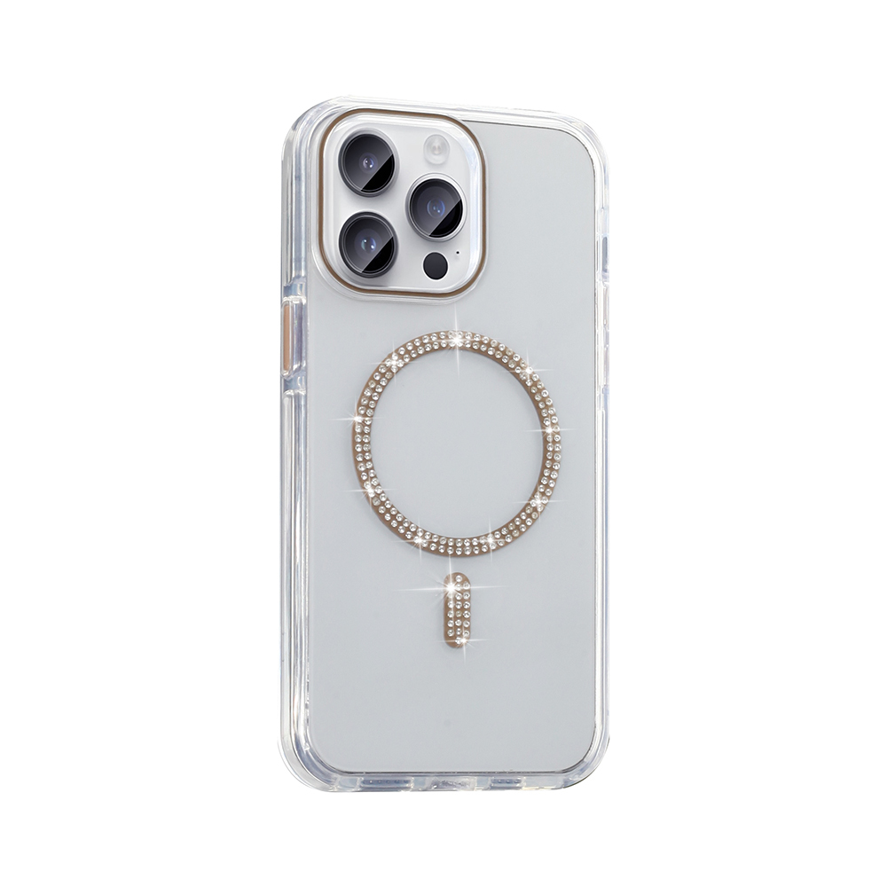 Apple iPhone 14 Pro Max Case Stone Design M-safe Charging Feature Zore Koment Silicone Cover - 8