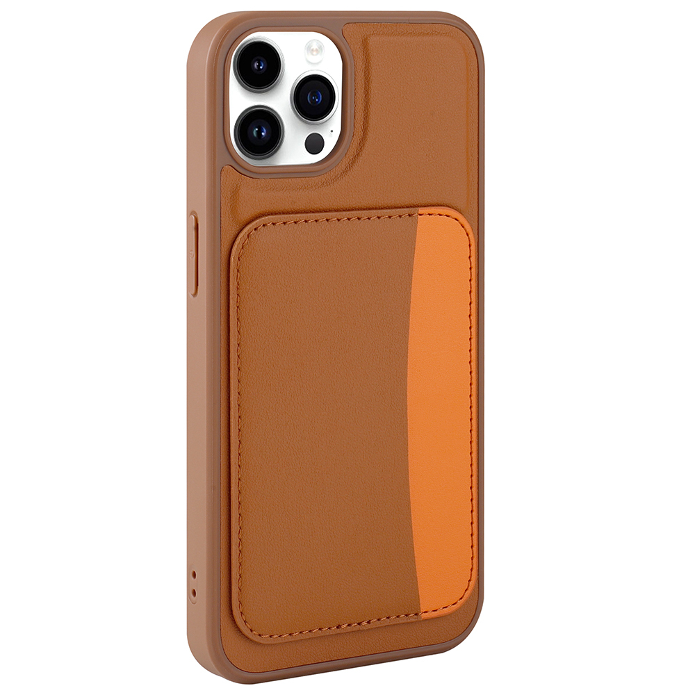 Apple iPhone 14 Pro Max Case with Card Holder Zore X-Card Silicone Cover - 7