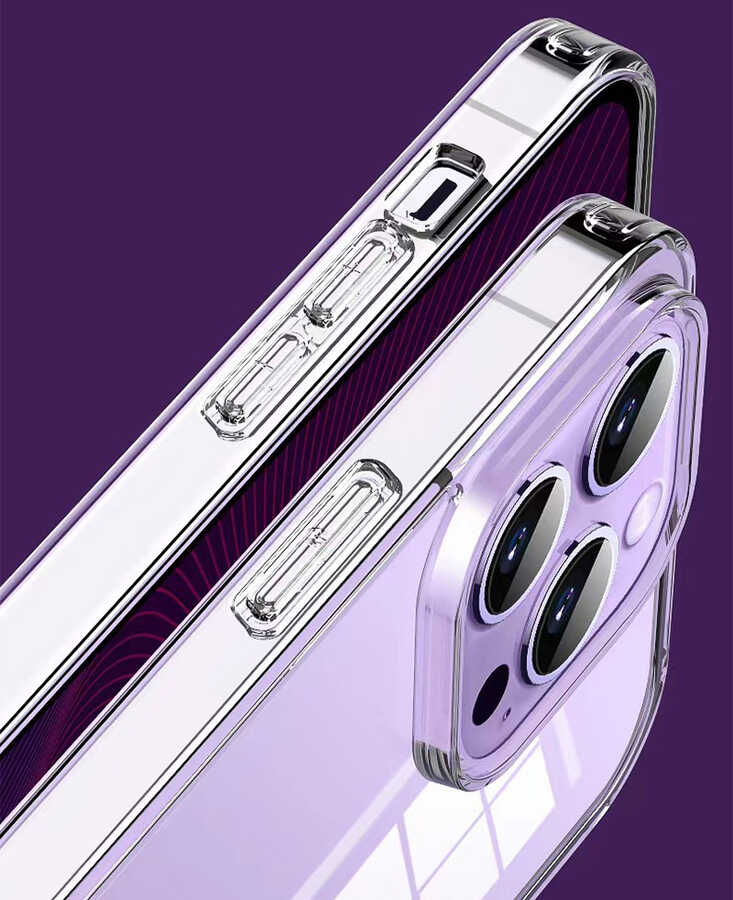 Apple iPhone 14 Pro Max Case Wiwu ZCC-108 Concise Series Cover with Transparent Airbag Design - 4