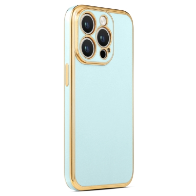 Apple iPhone 14 Pro Max Case Zore Bark Cover Light Blue