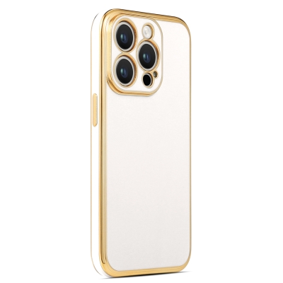 Apple iPhone 14 Pro Max Case Zore Bark Cover White