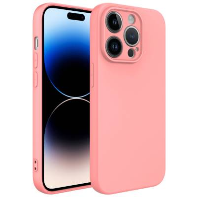 Apple iPhone 14 Pro Max Case Zore Camera Protected Mara Launch Cover Pink