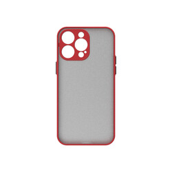 Apple iPhone 14 Pro Max Case Zore Hux Cover Red