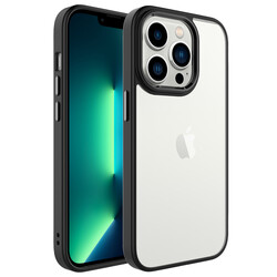 Apple iPhone 14 Pro Max Case Zore Krom Cover Black