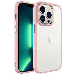 Apple iPhone 14 Pro Max Case Zore Krom Cover Light Pink