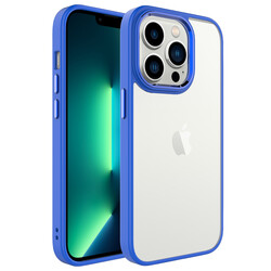 Apple iPhone 14 Pro Max Case Zore Krom Cover Navy blue