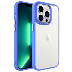 Apple iPhone 14 Pro Max Case Zore Krom Cover Lavendery Gray