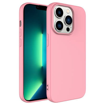 Apple iPhone 14 Pro Max Case Zore LSR Lansman Cover Light Pink