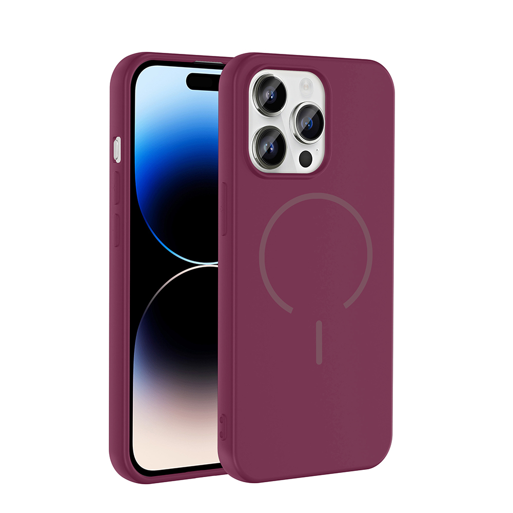 Apple iPhone 14 Pro Max Case Zore Meta Cover with M-safe Charging Feature - 8