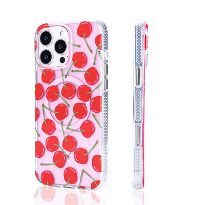Apple iPhone 14 Pro Max Case Zore Stilo Cover with Magsafe Charging Feature Red