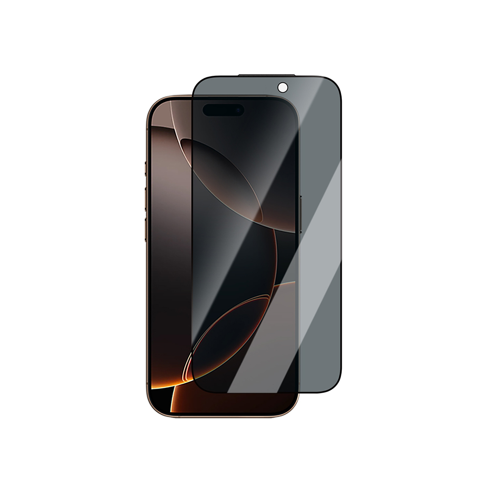Apple iPhone 14 Pro Max CaseWorld Applicator Serisi 2.5D Eyesafe Mavi Işık Teknolojili 0.33mm Privacy Temperli Cam Ekran Koruyucu + Uygulama Aparatı - 2