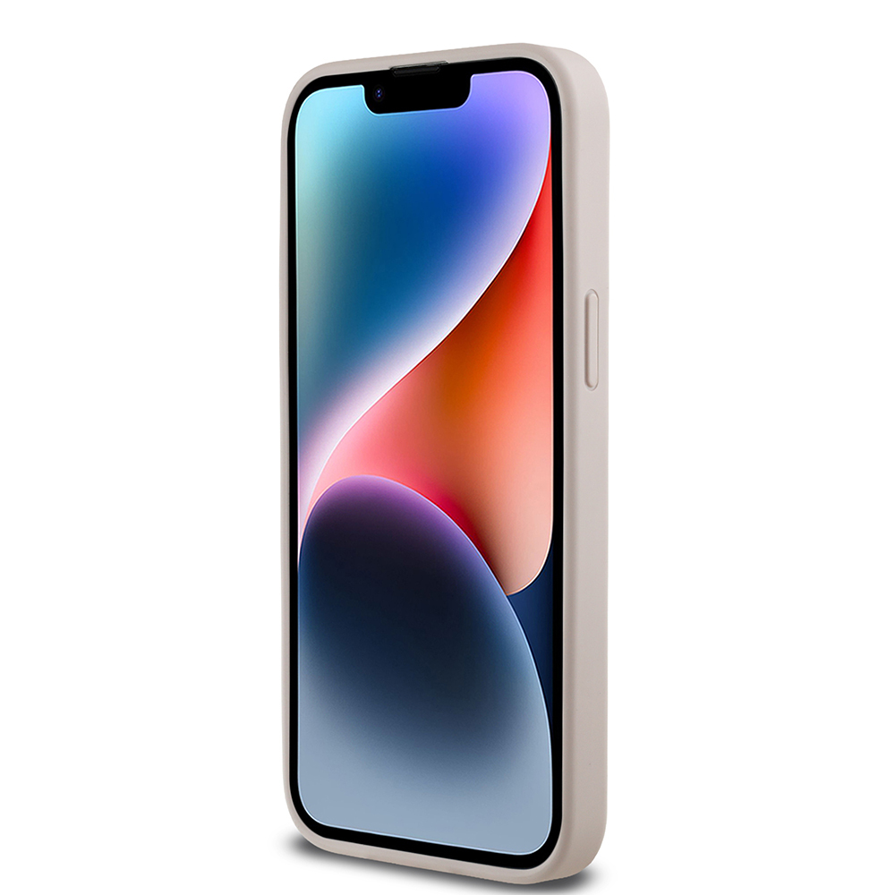 Apple iPhone 14 Pro Max Kılıf Guess Orjinal Lisanslı M-safe Şarj Özellikli Yazı Logolu Circle Classic Kapak - 22