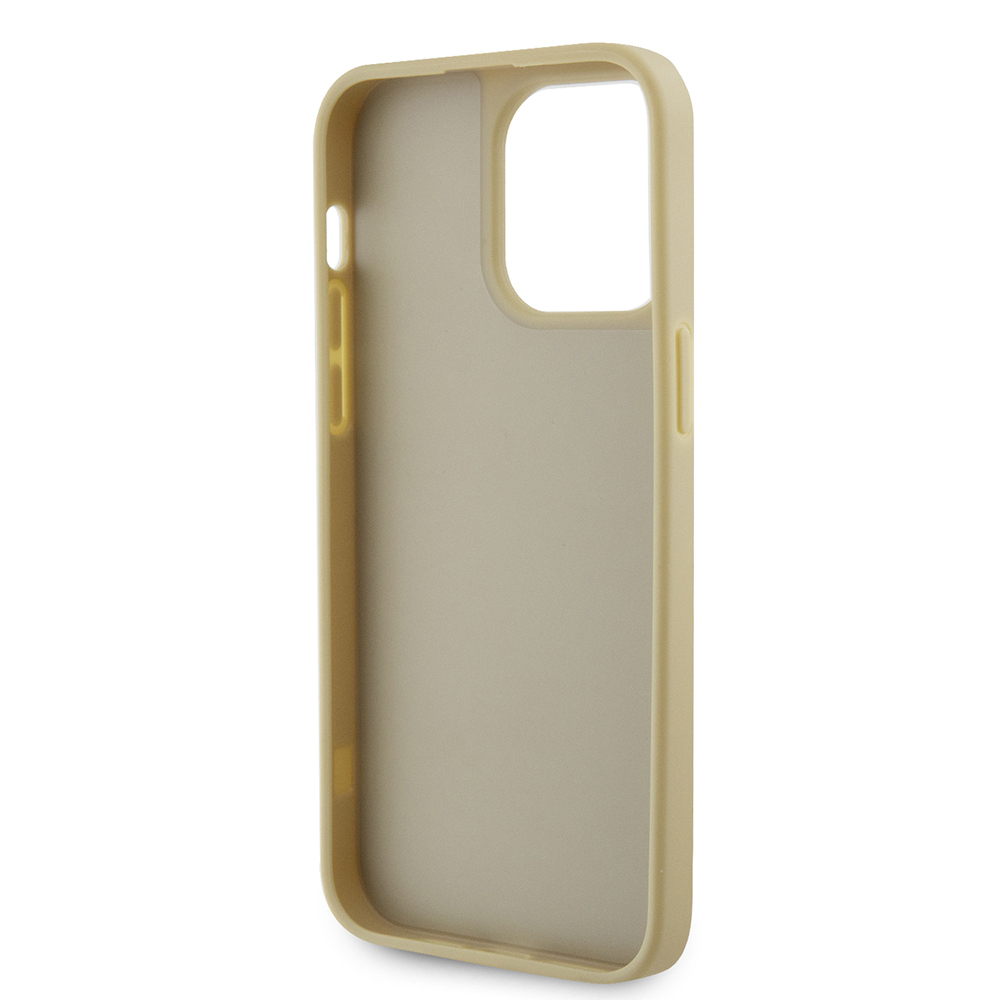 Apple iPhone 14 Pro Max Kılıf Guess Orjinal Lisanslı Taşlı Arka Yüzey Üçgen Logolu Kapak - 11