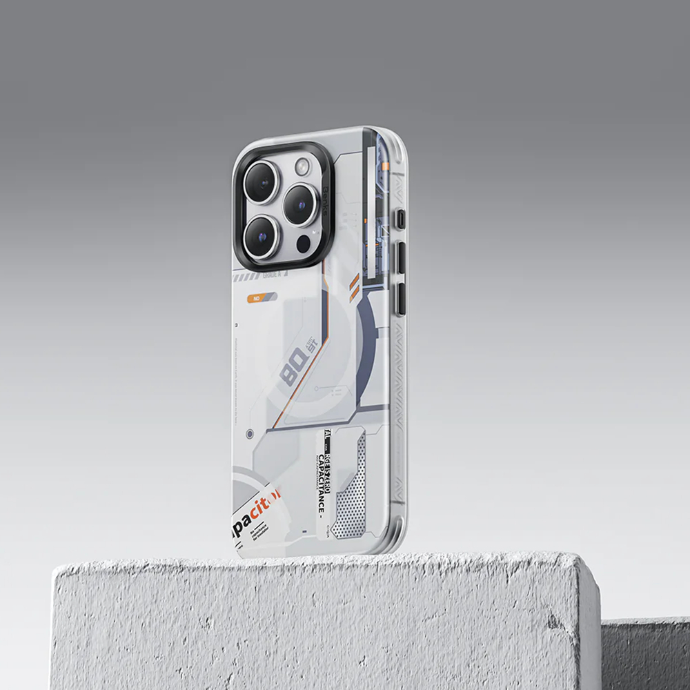 Apple iPhone 14 Pro Max Kılıf M-safe Şarj Özellikli Mekanik Tasarımlı Benks Perspective Serisi Kapak - 6