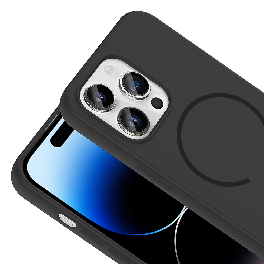 Apple iPhone 14 Pro Max Kılıf M-safe Şarj Özellikli Zore Meta Kapak - 22