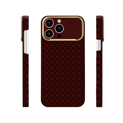 Apple iPhone 14 Pro Max Kılıf M-Safe Şarj Özellikli Zore Paris Velix Sert PC Kapak Bordo