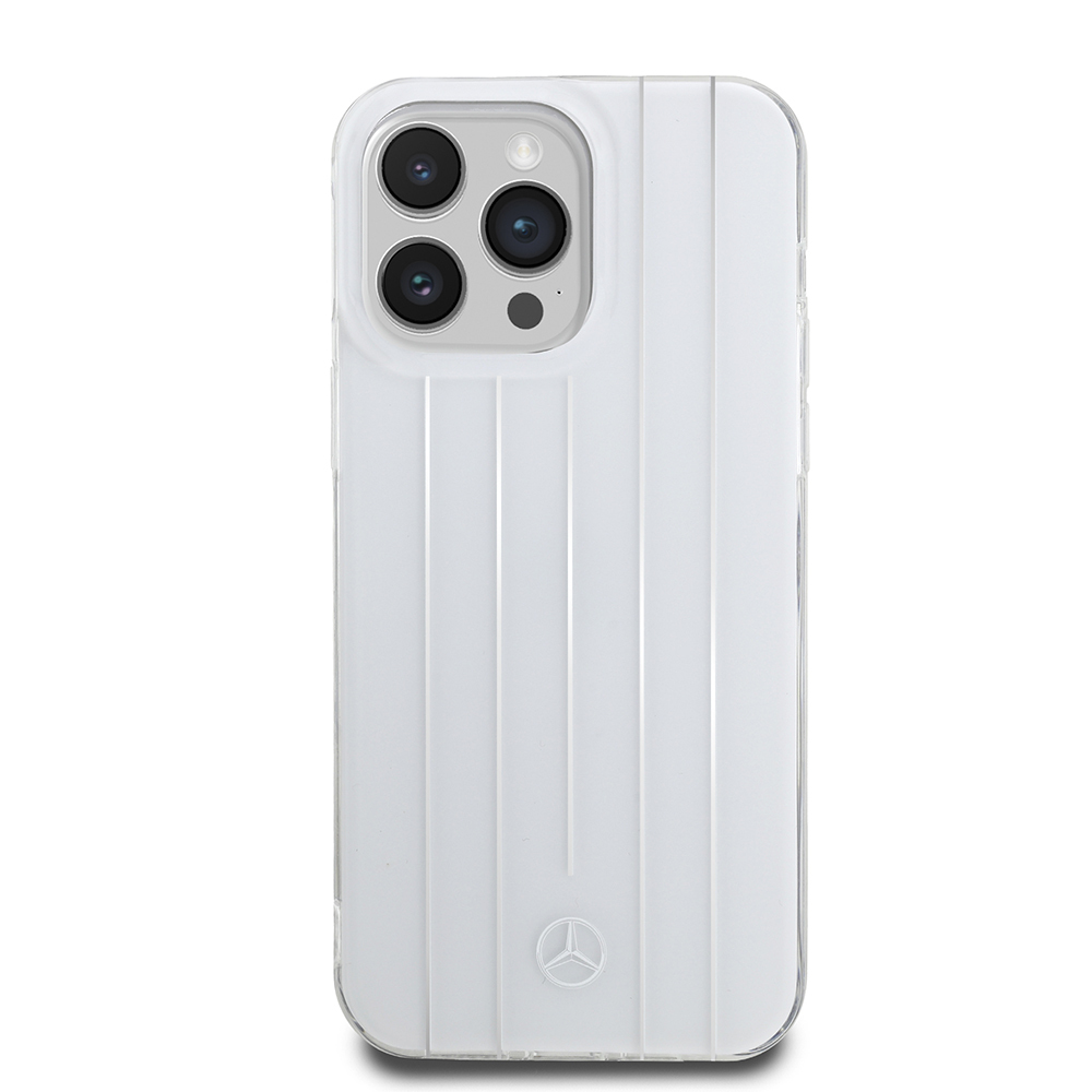 Apple iPhone 14 Pro Max Kılıf Mercedes Benz Orjinal Lisanslı New Urban 3 Sert PC Paralel Çizgi Desenli Kapak - 5