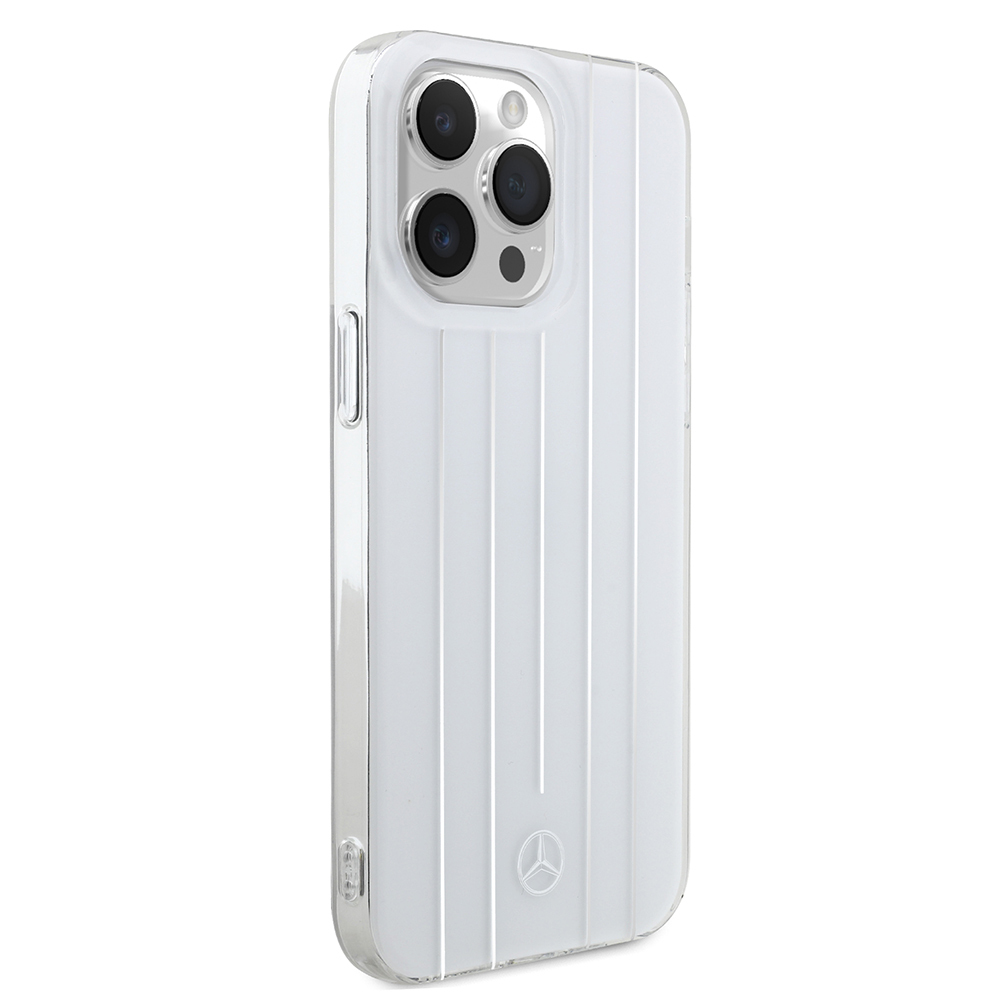 Apple iPhone 14 Pro Max Kılıf Mercedes Benz Orjinal Lisanslı New Urban 3 Sert PC Paralel Çizgi Desenli Kapak - 6