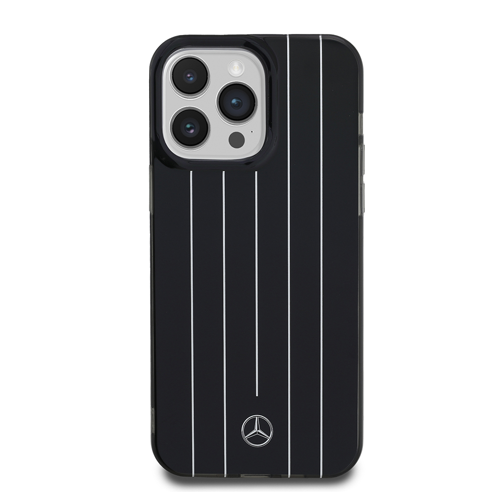 Apple iPhone 14 Pro Max Kılıf Mercedes Benz Orjinal Lisanslı New Urban 3 Sert PC Paralel Çizgi Desenli Kapak - 11