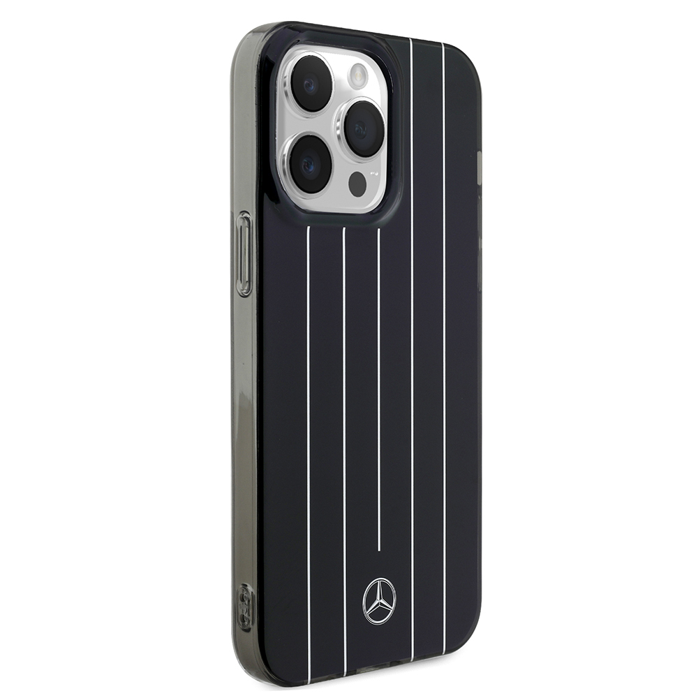 Apple iPhone 14 Pro Max Kılıf Mercedes Benz Orjinal Lisanslı New Urban 3 Sert PC Paralel Çizgi Desenli Kapak - 12