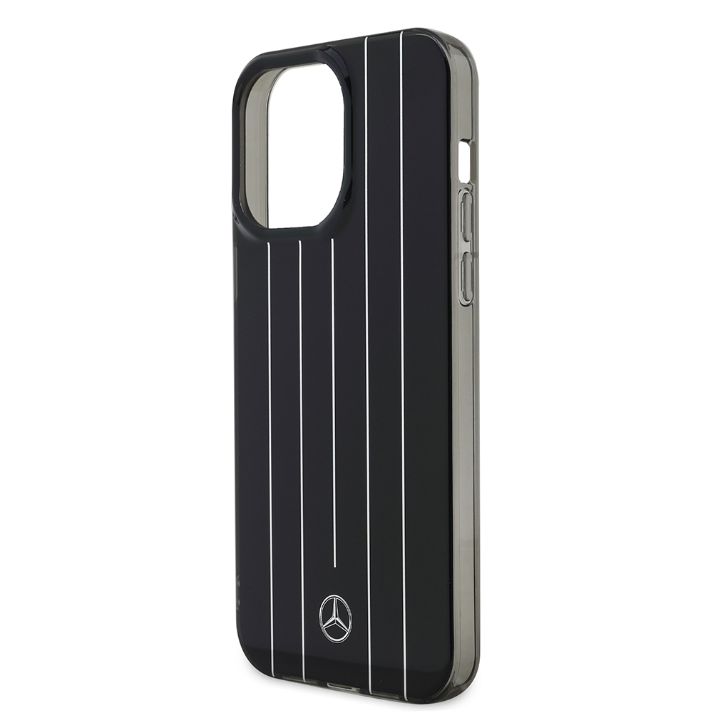 Apple iPhone 14 Pro Max Kılıf Mercedes Benz Orjinal Lisanslı New Urban 3 Sert PC Paralel Çizgi Desenli Kapak - 14