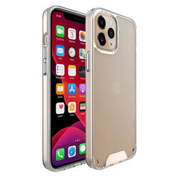 Apple iPhone 14 Pro Max Kılıf Zore Gard Silikon Renksiz