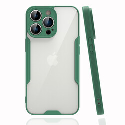 Apple iPhone 14 Pro Max Kılıf Zore Parfe Kapak Koyu Yeşil