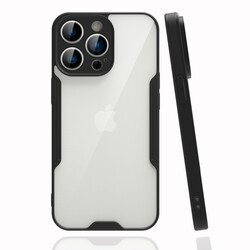 Apple iPhone 14 Pro Max Kılıf Zore Parfe Kapak Siyah