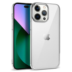 Apple iPhone 14 Pro Max Kılıf Zore Pixel Kapak Gümüş