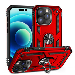 Apple iPhone 14 Pro Max Kılıf Zore Vega Kapak Kırmızı