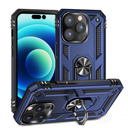 Apple iPhone 14 Pro Max Kılıf Zore Vega Kapak Mavi