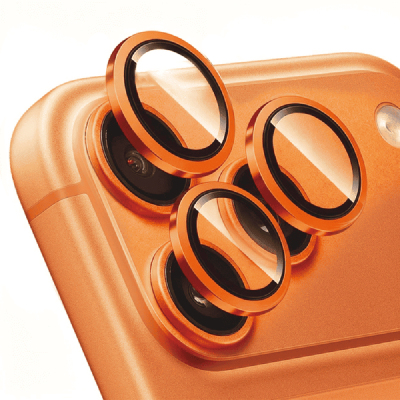 Apple iPhone 14 Pro Max Mohseven Sapphire Anti-Reflective Camera Lens Protector Orange