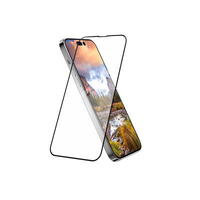 Apple iPhone 14 Pro Max Oleofobik Temperli Ultra HD Lisanslı Switcheasy Vetro 9H Cam Ekran Koruyucu Renksiz