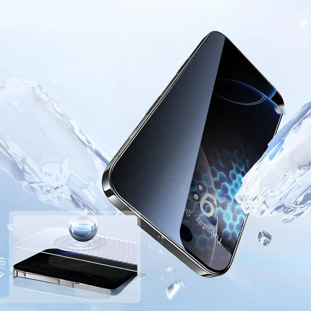Apple iPhone 14 Pro Max Zore 3D Oliv HD Temperli Cam Ekran Koruyucu + Kolay Uygulama Aparatı - 3